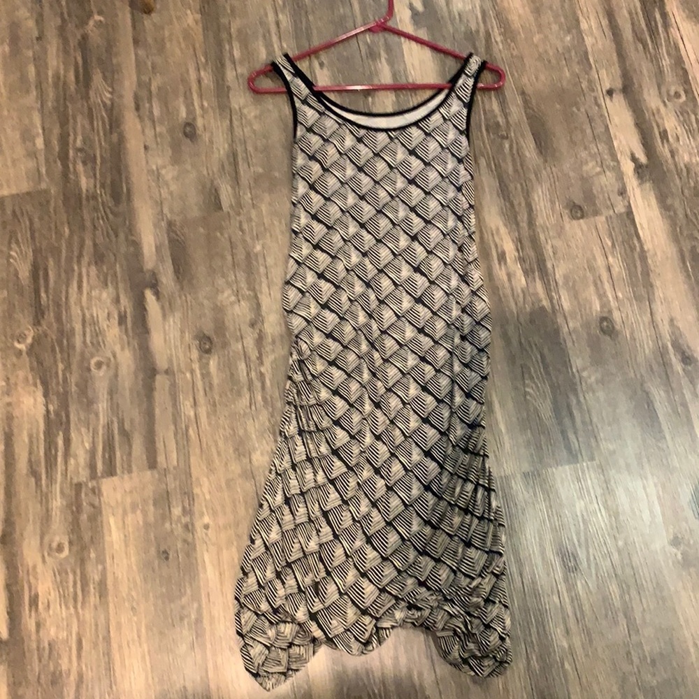 Maternity ruched midi tank dress